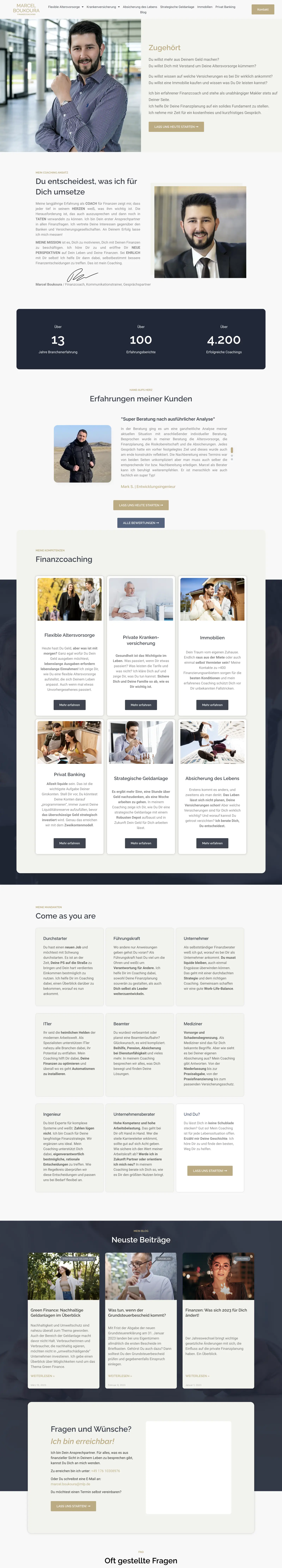 Marcel Boukoura Website